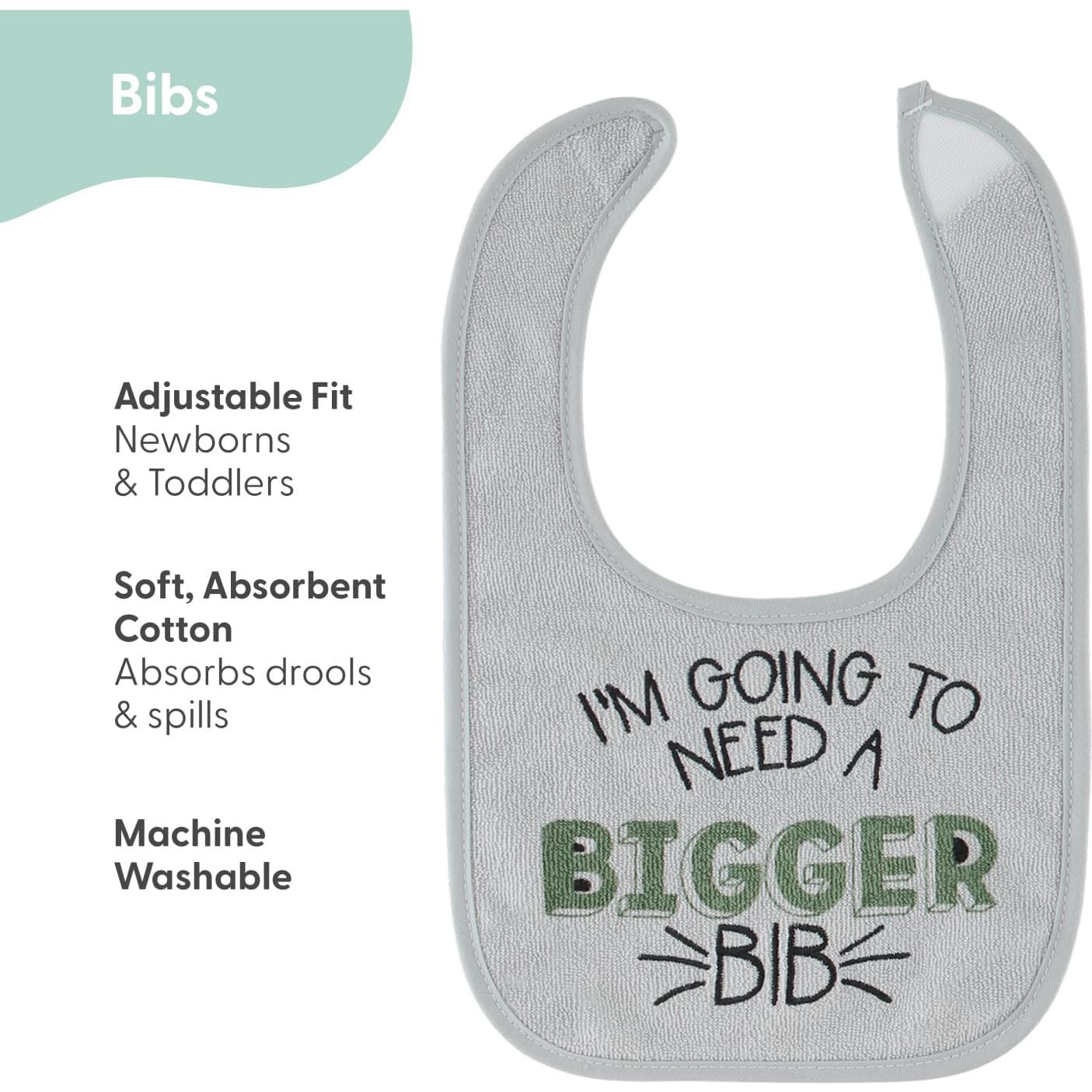 Conjunto de 10 Baberos de Terry The Peanutshell para Bebé