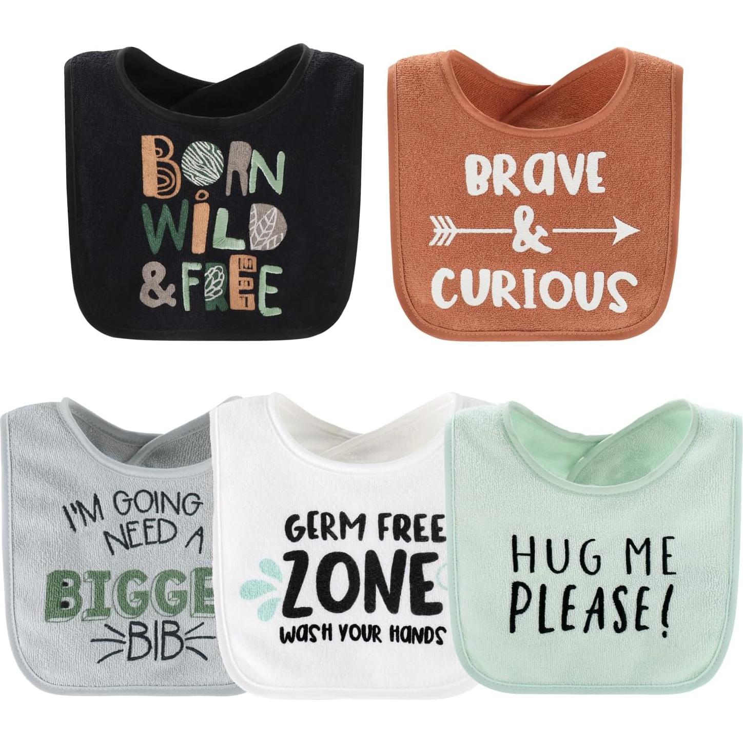 Conjunto de 10 Baberos de Terry The Peanutshell para Bebé