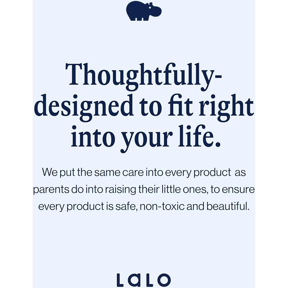 Juego de 2 cucharas pequeñas Lalo de silicona para bebés - Avena