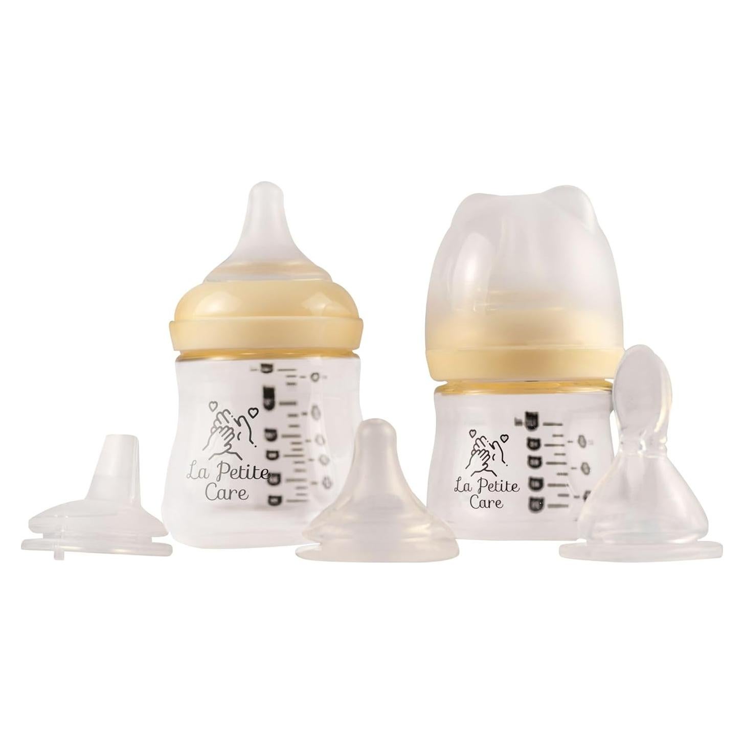 Juego de Biberones Anti-Cólicos La Petite Care 100ml y 180ml