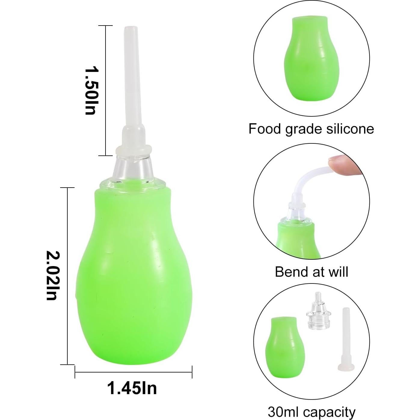 Kit de Jeringa para Alimentar Aves 50ML FULAIERGD con Tubos