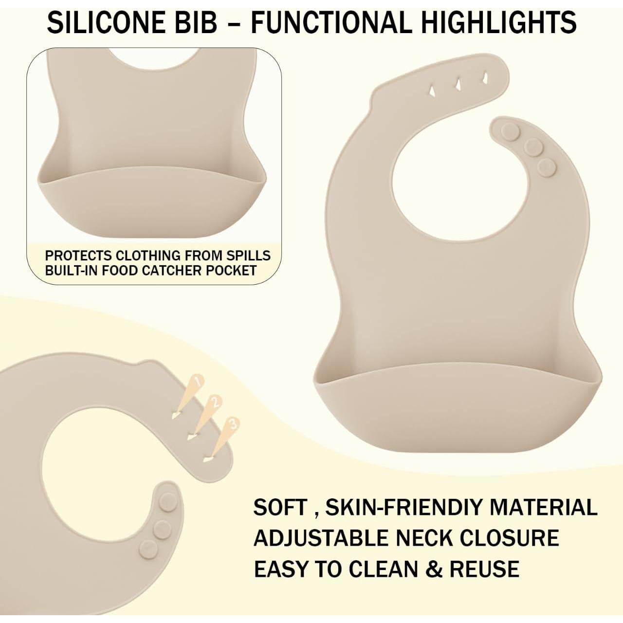 Juego de Alimentación para Bebés UMTOTBAY 12 Piezas Antideslizante