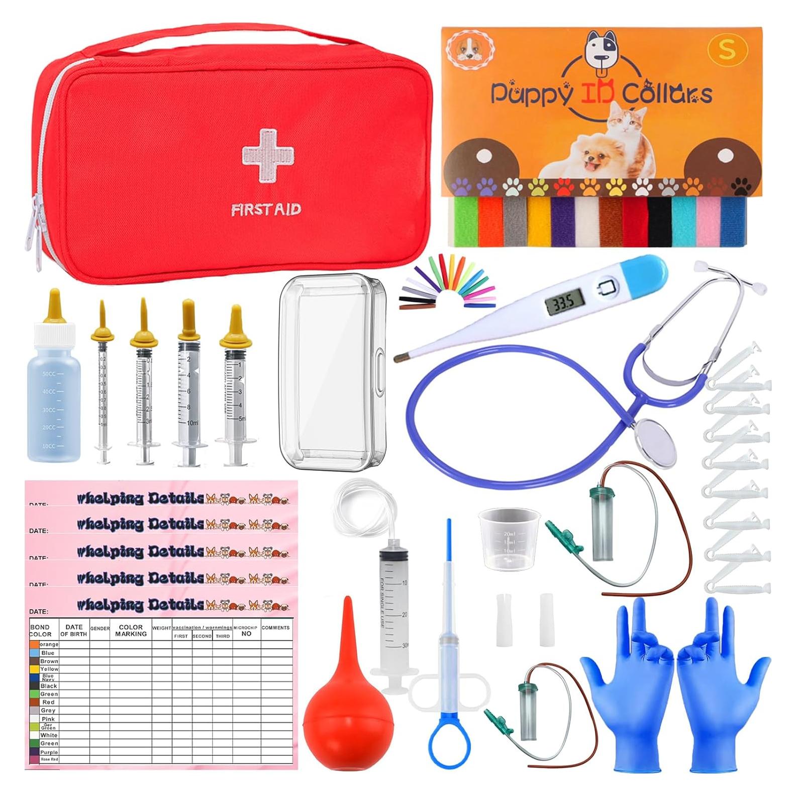 Kit de Parto para Cachorros y Gatitos Kewen - Suministros Completos