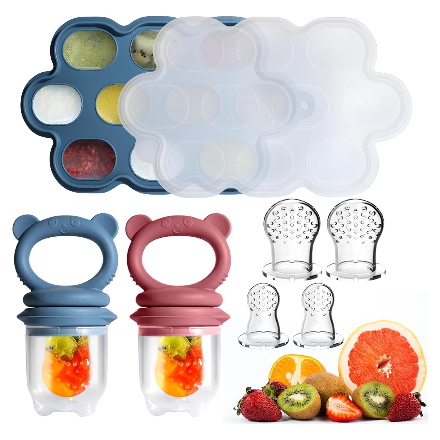 Juego de Alimentador para Bebés Catvegue - Silicona, 2 Pzs