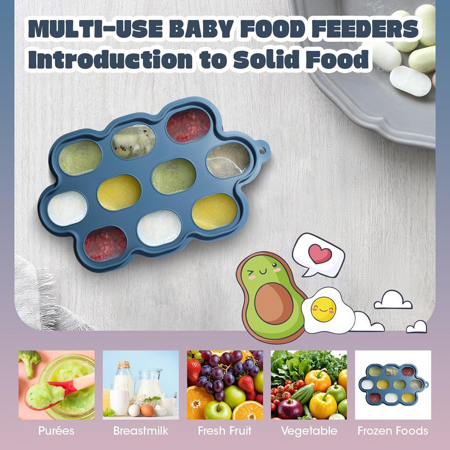 Juego de Alimentador para Bebés Catvegue - Silicona, 2 Pzs