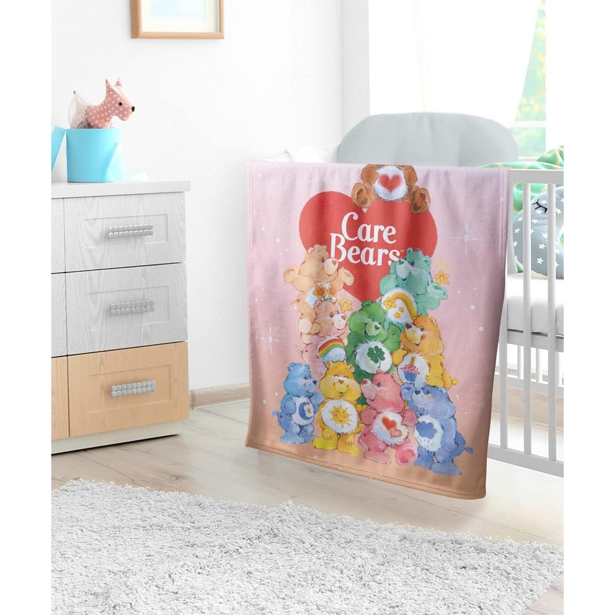 Manta Ligera para Bebés LOGOVISION Care Bears 76.2x101.6cm