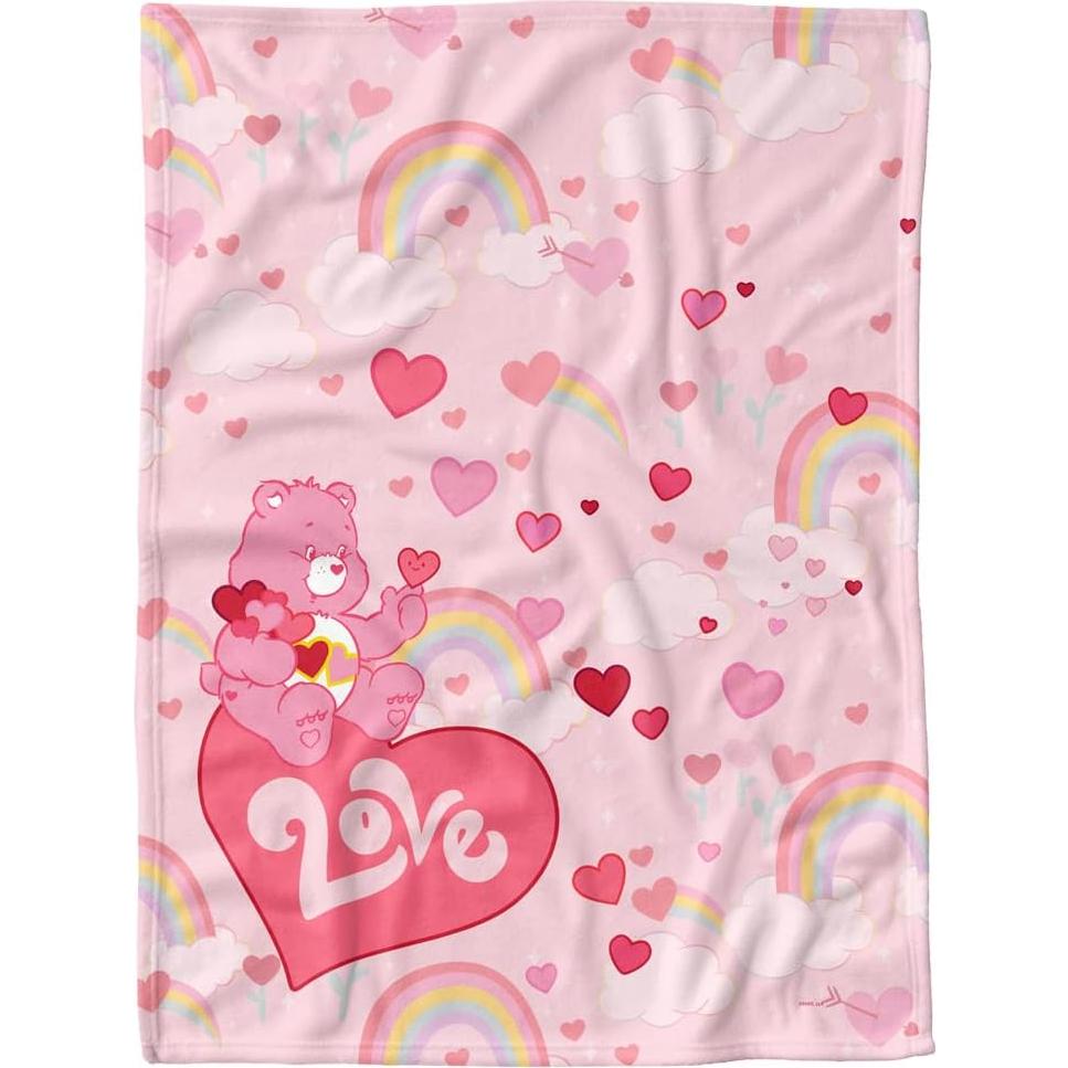 Manta Ligera LOGOVISION Care Bear Love 76x102cm Bebés