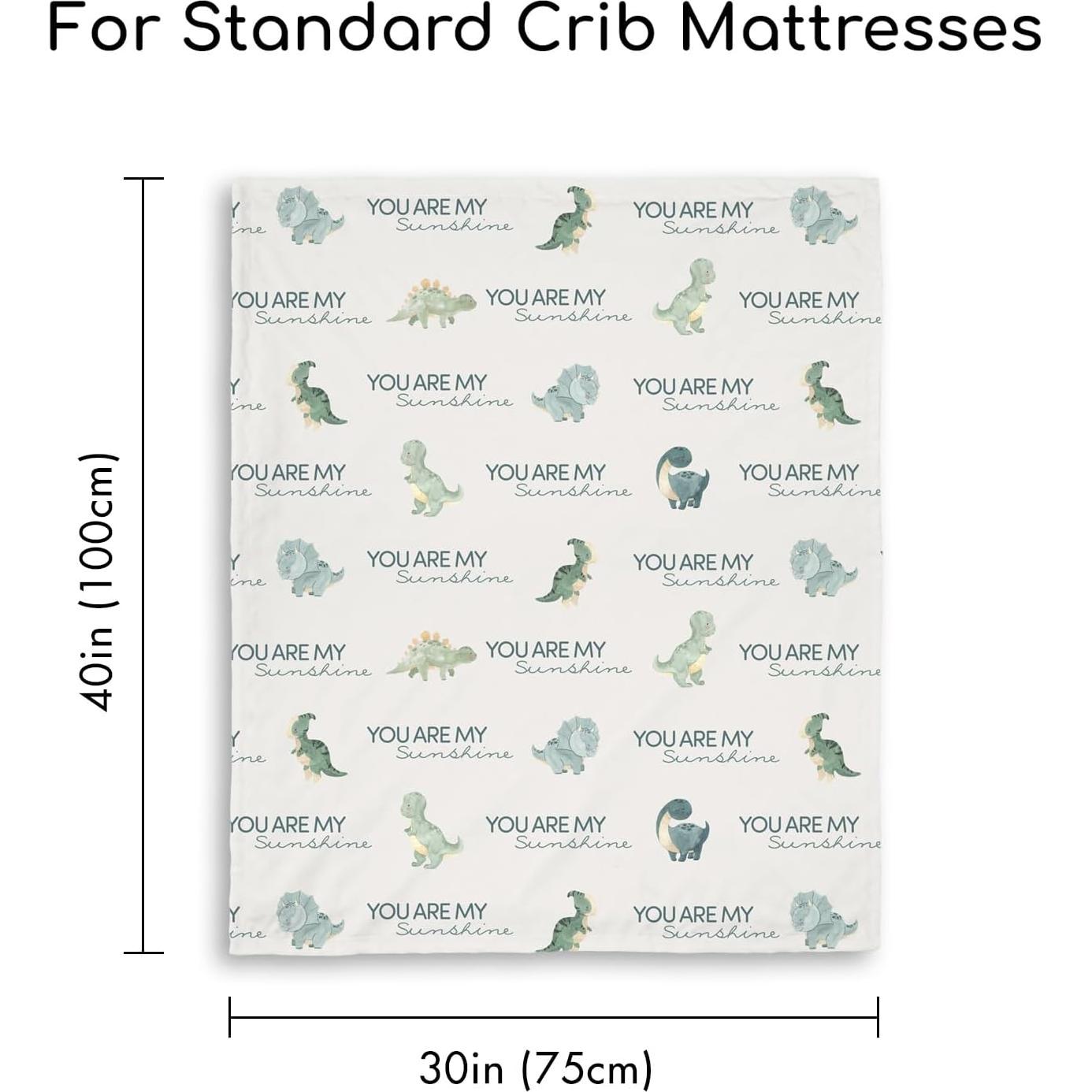 Manta para Bebés Civarua Kids Dinosaurios 76x102 cm Suave