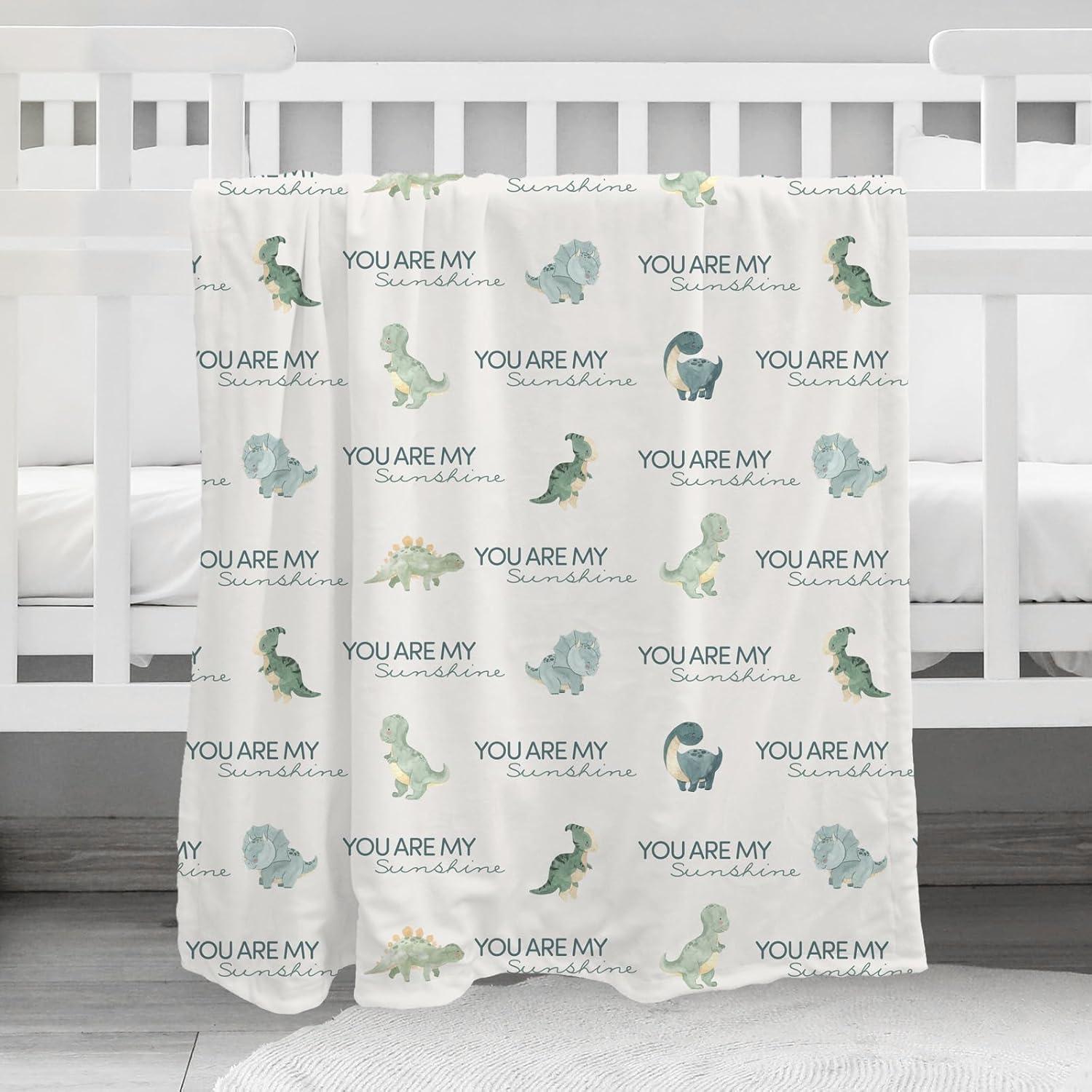 Manta para Bebés Civarua Kids Dinosaurios 76x102 cm Suave