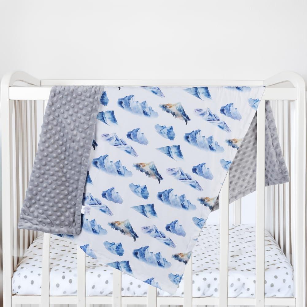 Manta Doble Capa Suave para Bebé FIGEPO 102x76 cm Dinosaurio