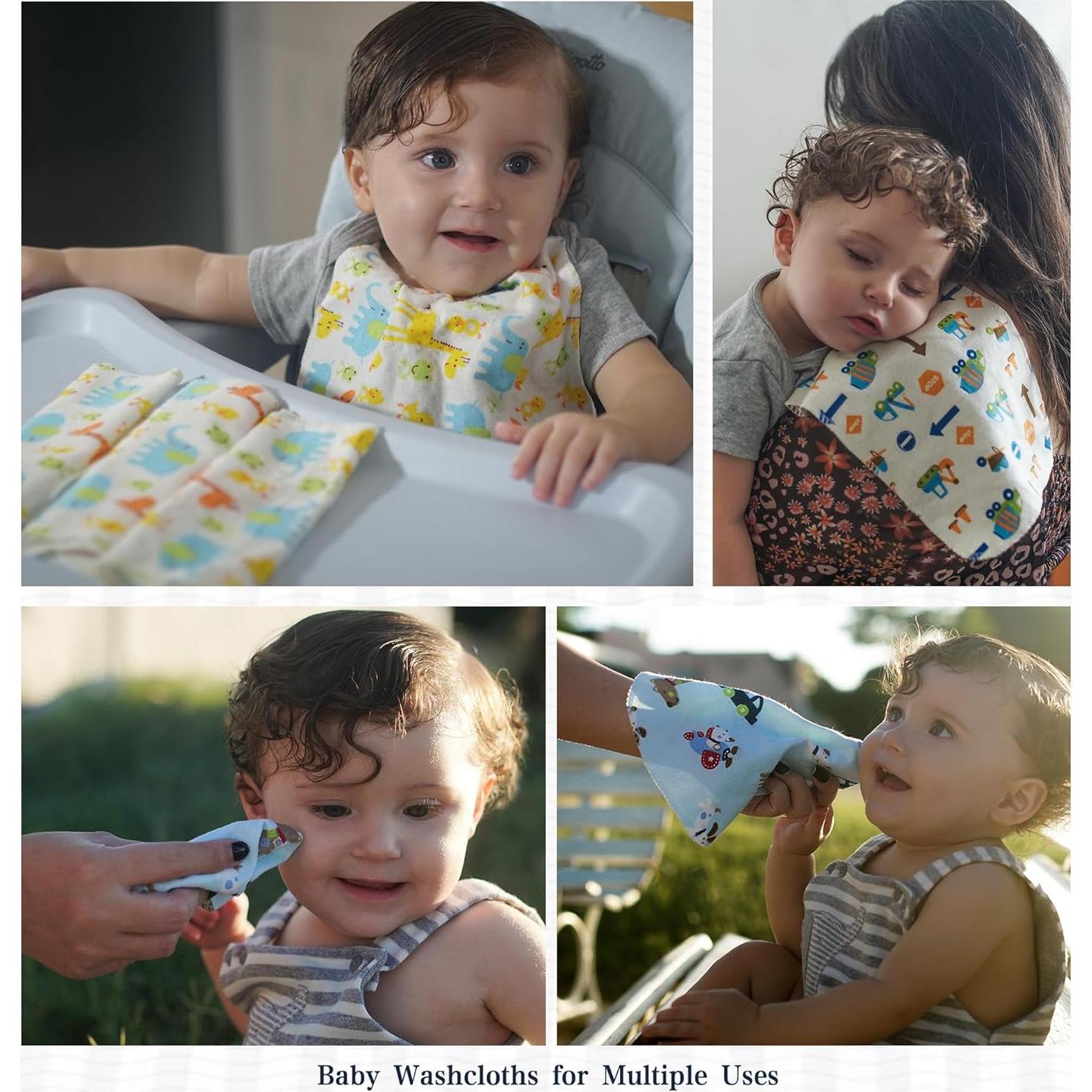 Manta de Recepción Omilion 4 Paquete 76.2x76.2 cm Algodón