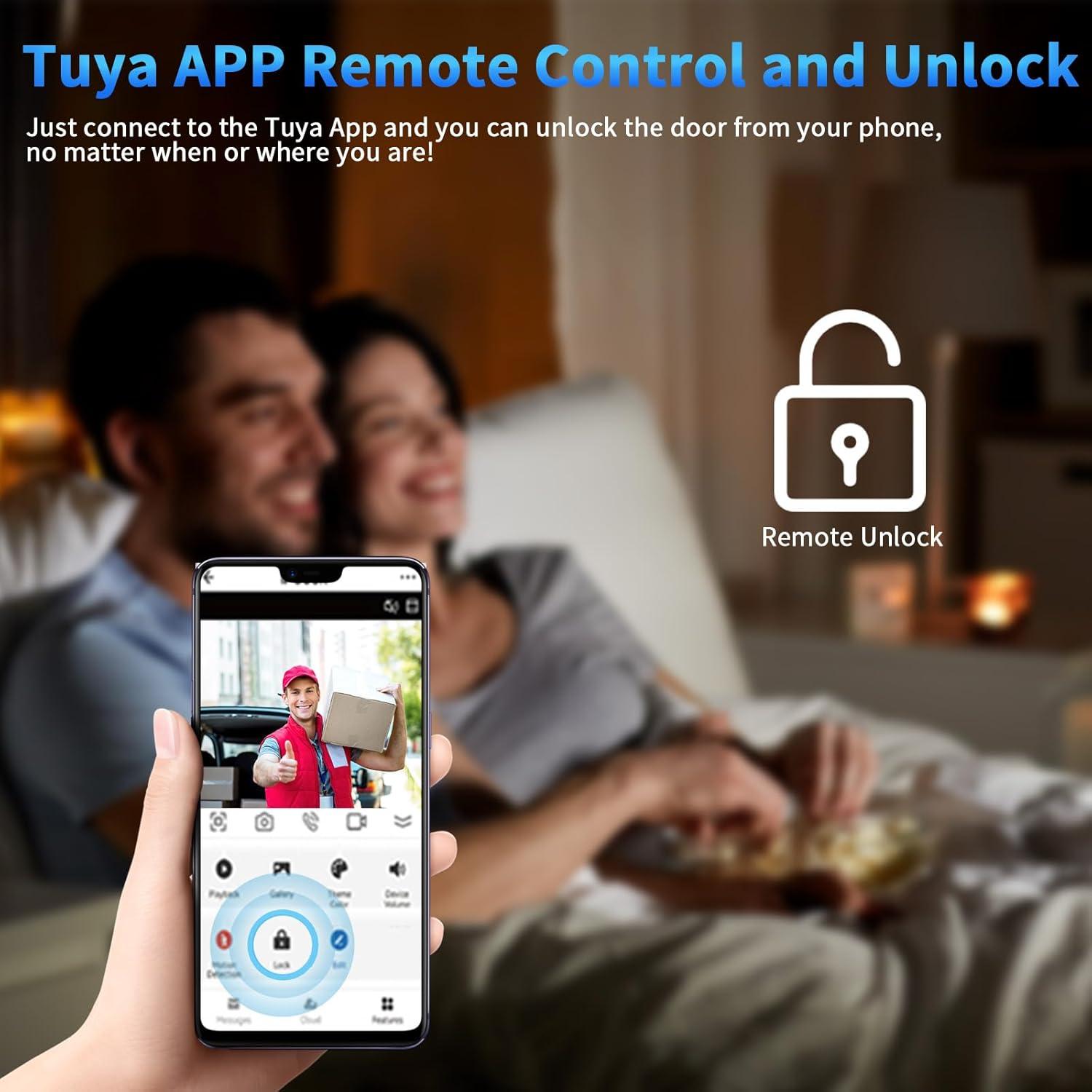 Intercomunicador de Video Anjielo 10" HD 1080P 1 Timbre 3 Monitores