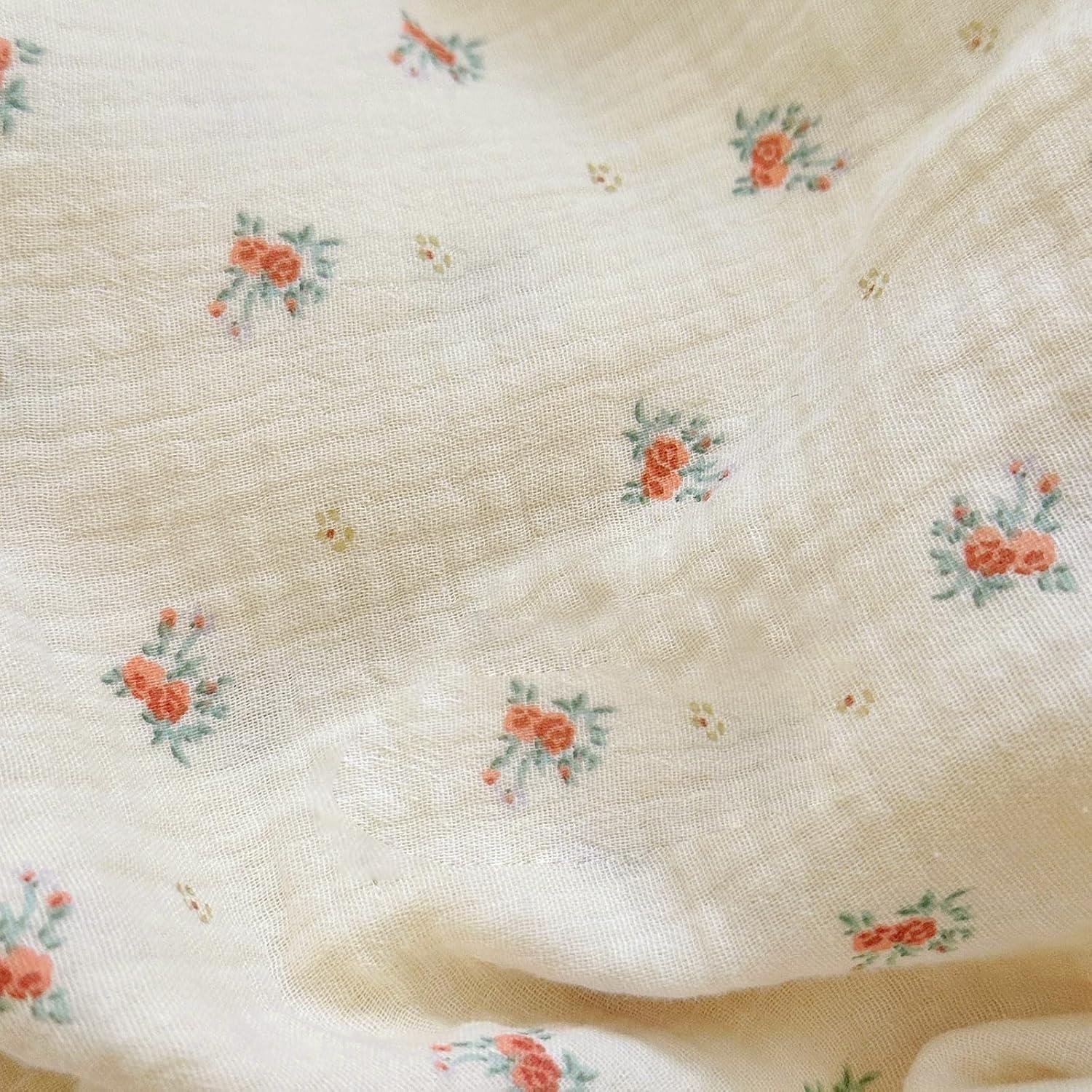 Manta de Muselina para Bebés BuLuTu 100% Algodón 120x130 cm