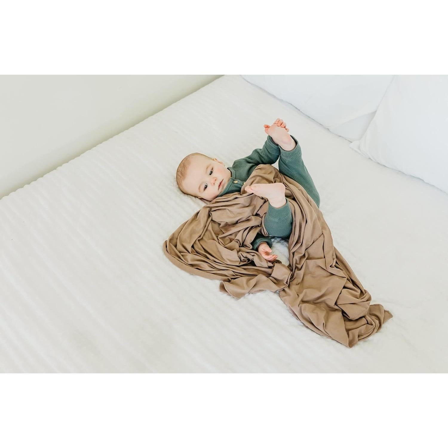 Manta de Envolver Copper Pearl Gobi 117x117 cm Suave y Elástica