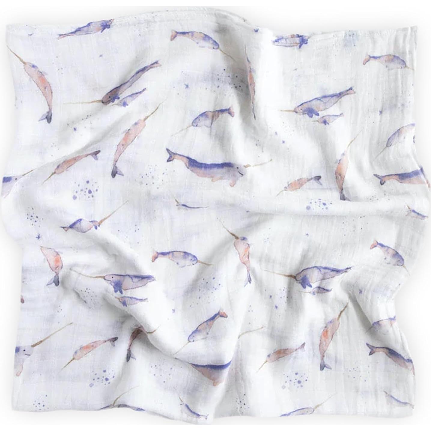Manta de Bebé Swaddle Little Unicorn Algodón 100% Narval