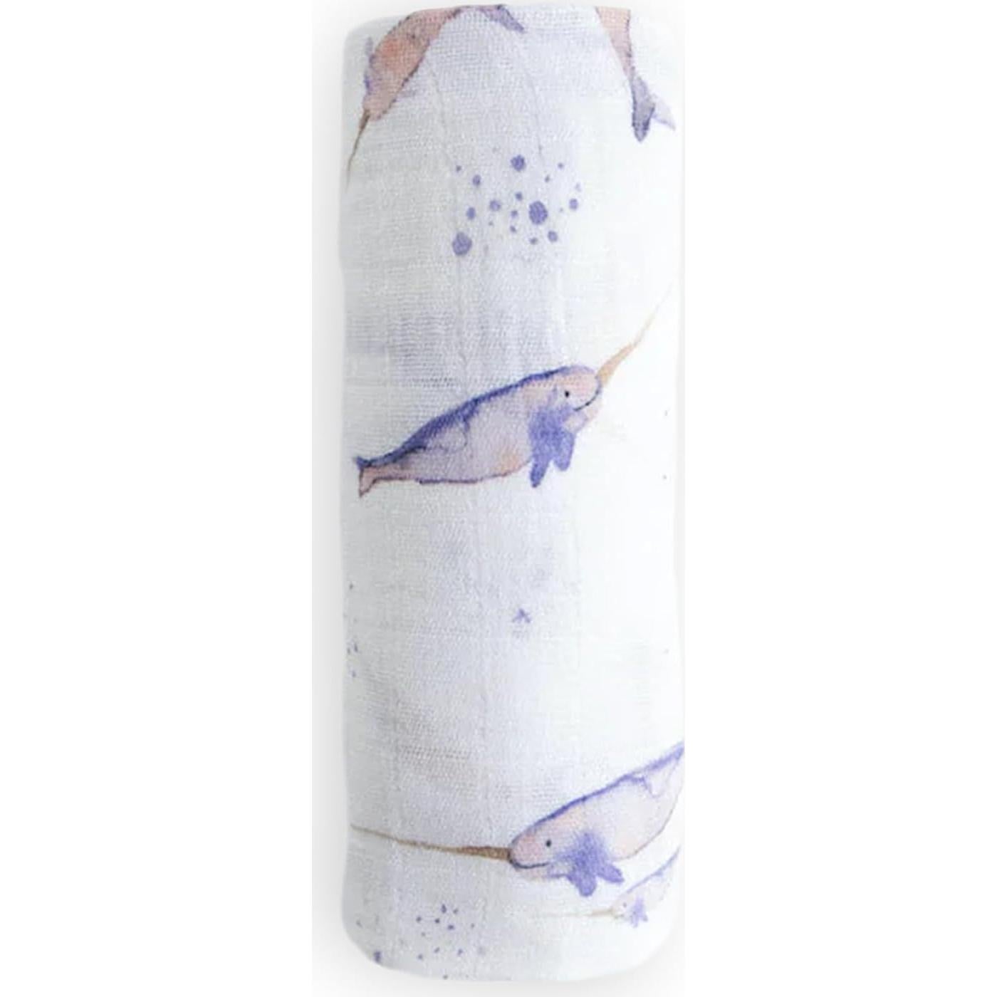 Manta de Bebé Swaddle Little Unicorn Algodón 100% Narval