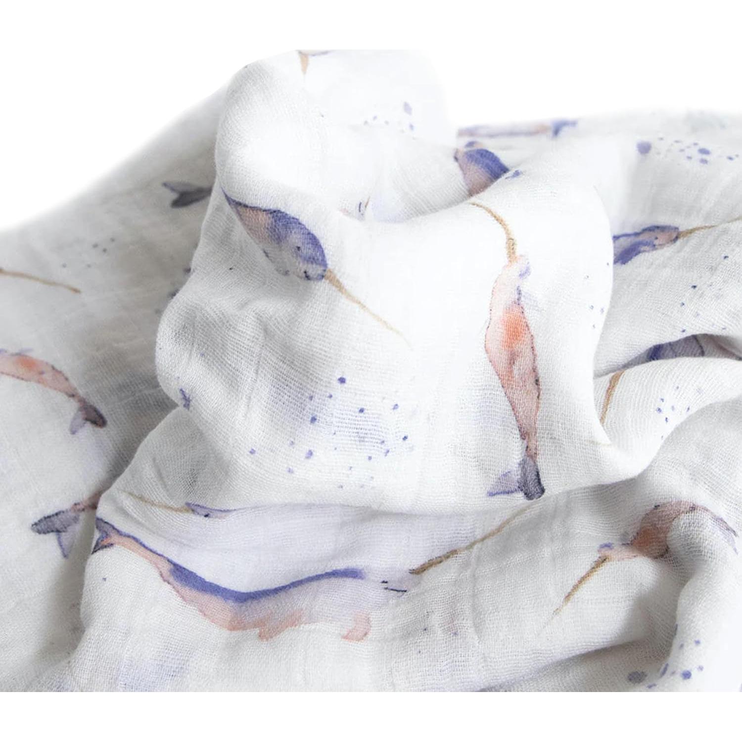 Manta de Bebé Swaddle Little Unicorn Algodón 100% Narval