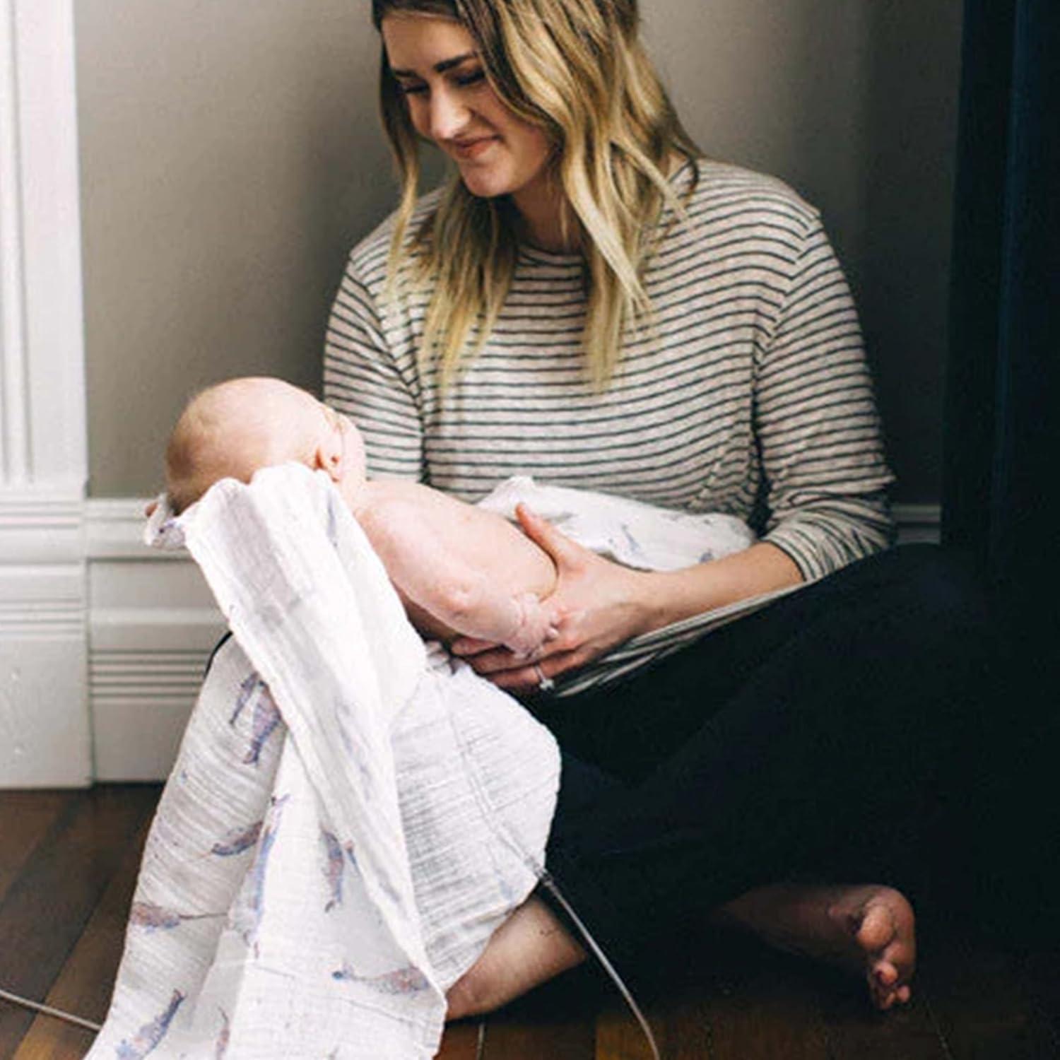 Manta de Bebé Swaddle Little Unicorn Algodón 100% Narval