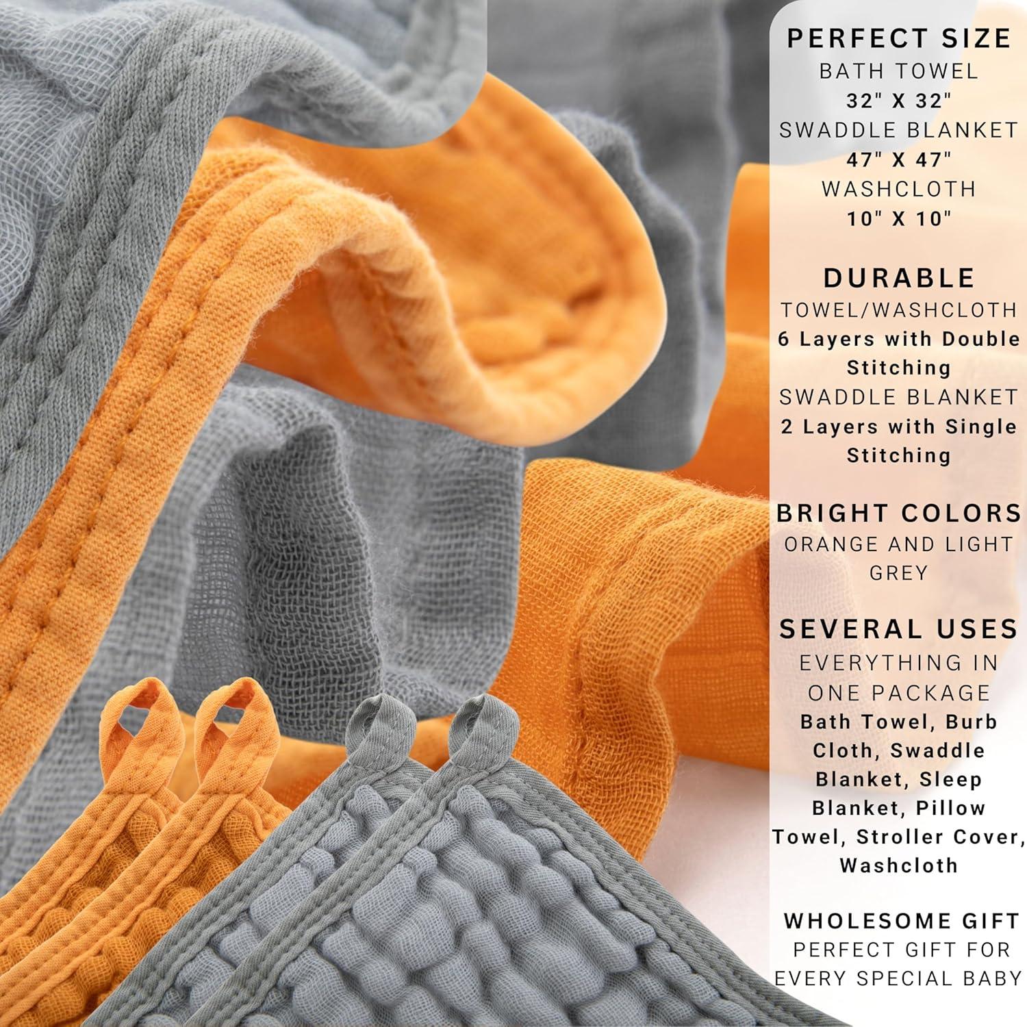 Conjunto de Esenciales para Bebés PULKRIFY 3 en 1 Algodón y Viscosa