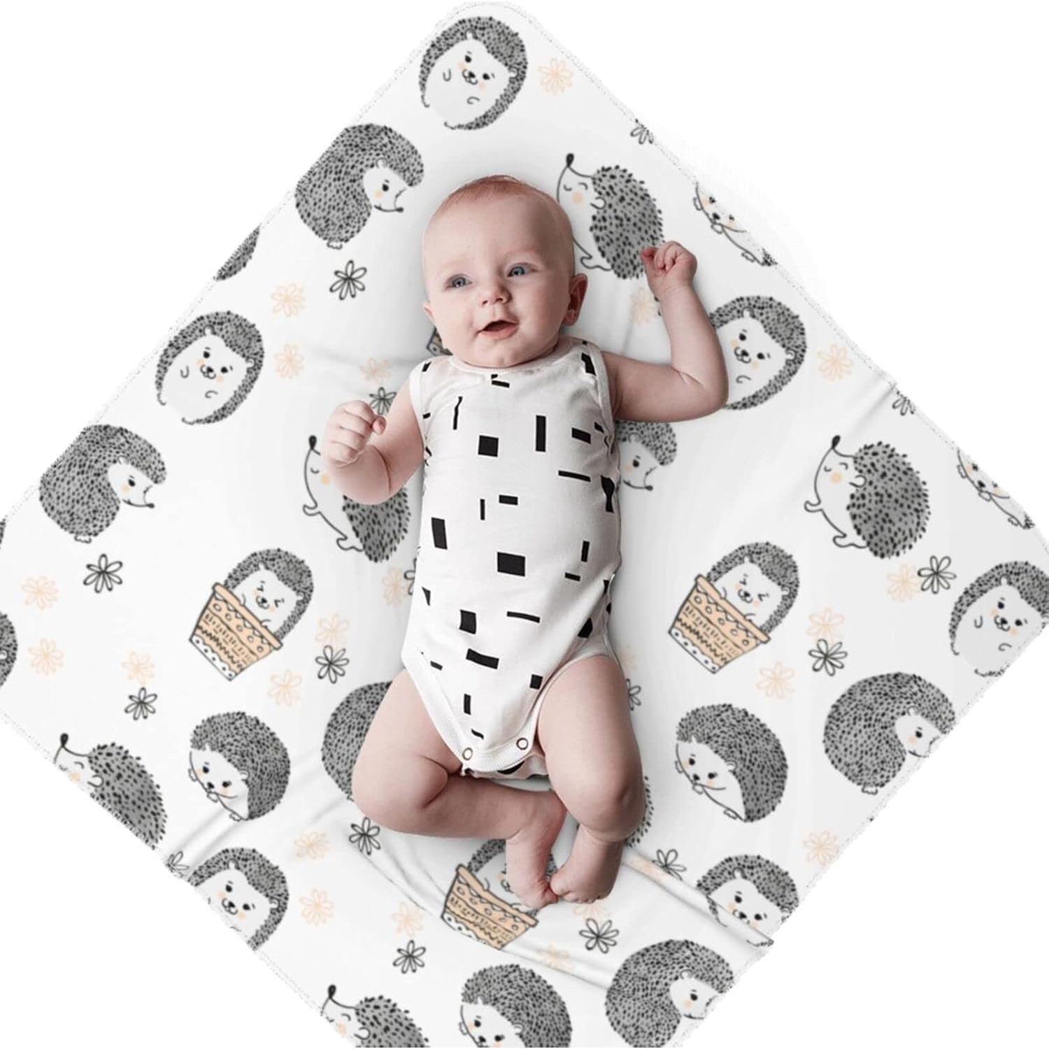 Manta de Envoltura para Bebés Tebjh Erizo Tierno 90x90 cm