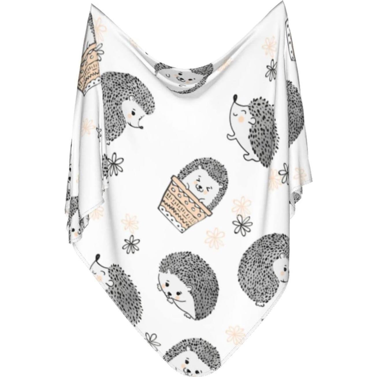 Manta de Envoltura para Bebés Tebjh Erizo Tierno 90x90 cm