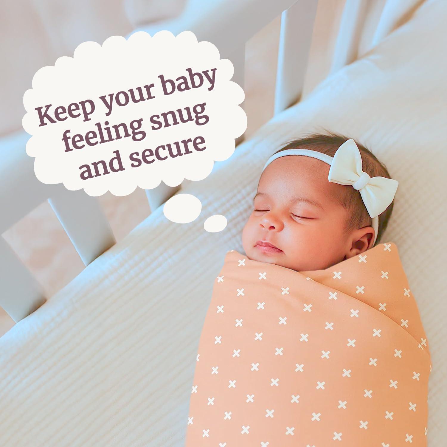 Manta de Envolver Bazzle Baby Mocha 81x81 cm Suave y Transpirable