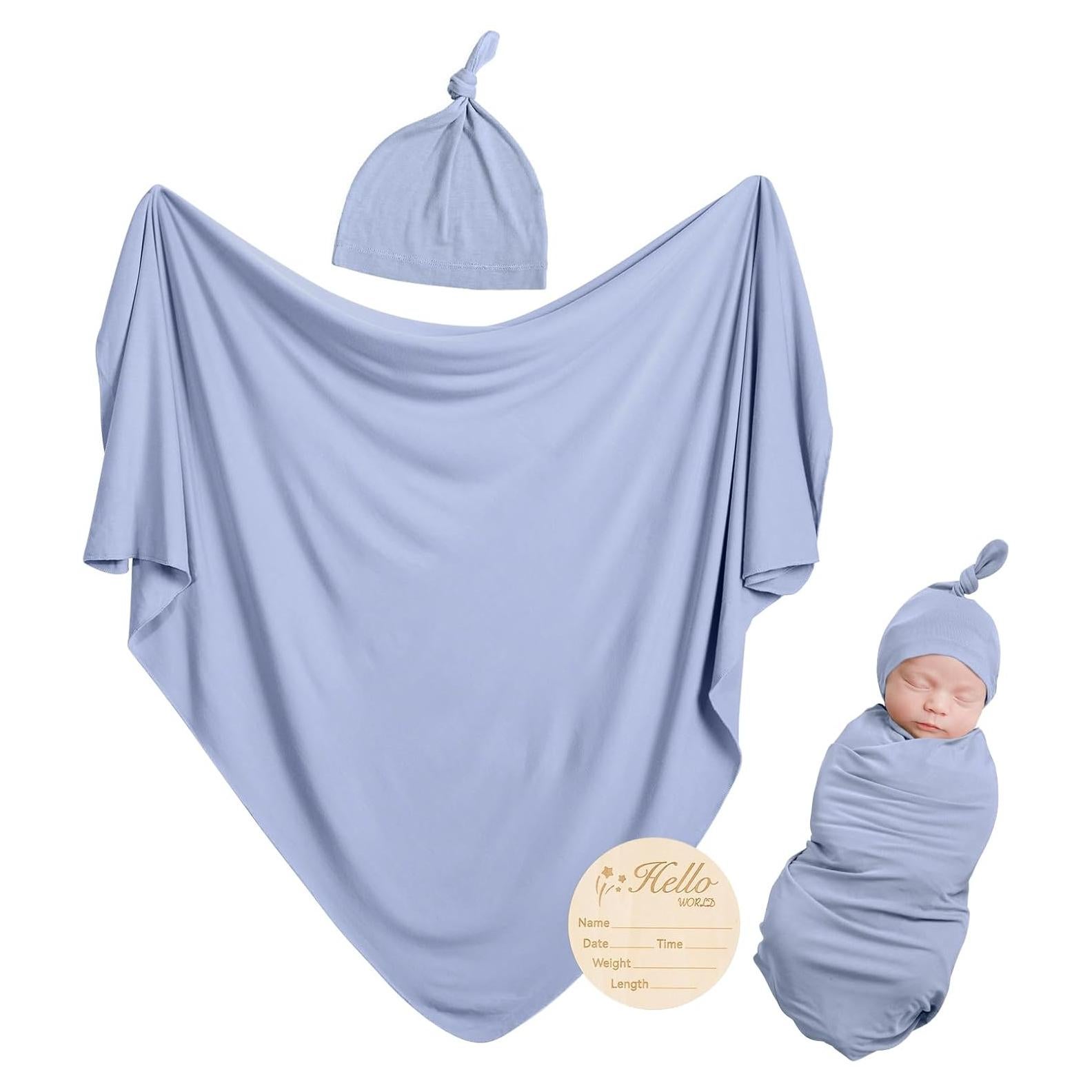 Manta de Envolver BubblePanda 89x89 cm Rayón de Bambú Suave