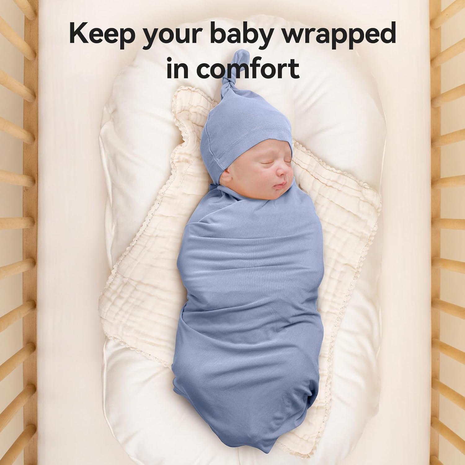 Manta de Envolver BubblePanda 89x89 cm Rayón de Bambú Suave