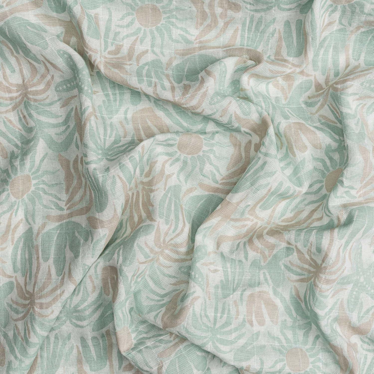 Set de 3 Mantas de Muselina 100% Algodón Crane Baby 120x120cm