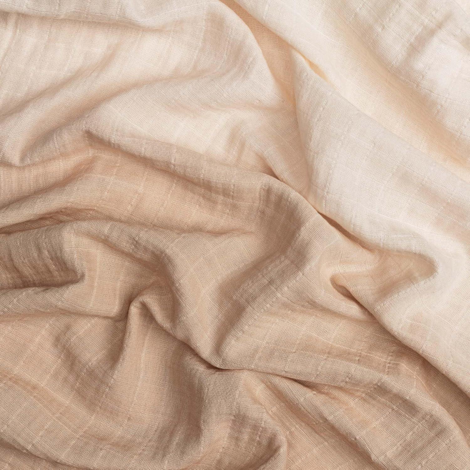 Set de 3 Mantas de Muselina 100% Algodón Crane Baby 120x120cm