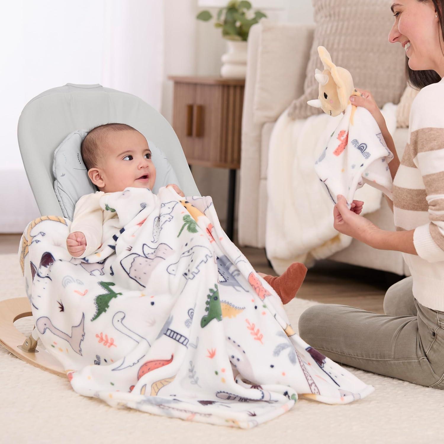 Conjunto de Regalo Evolur Roar y Snore Manta y Lovey Bebé