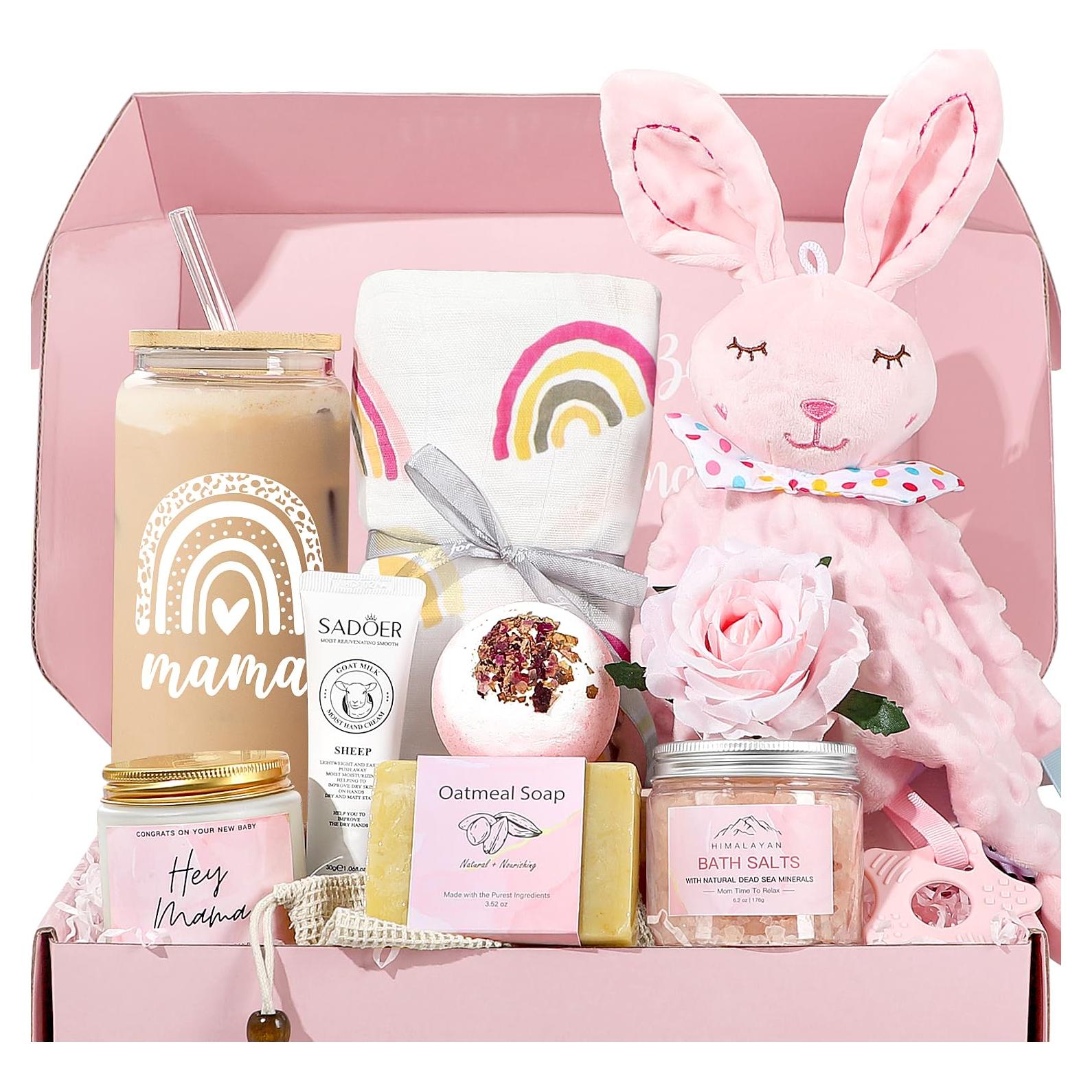 Canasta de Regalos para Nuevas Mamás iAOVUEBY - Cuidado y Relax