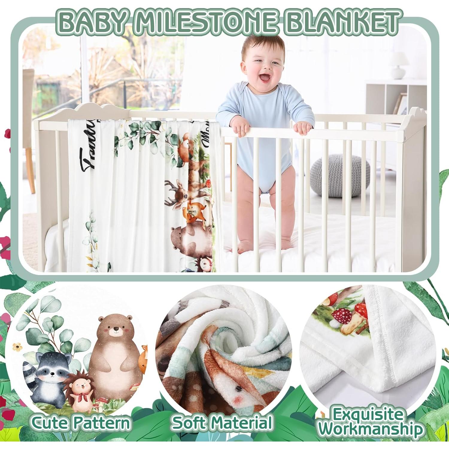 Manta de Hitos Mensual GGSTDDUP 130x100 cm Animales