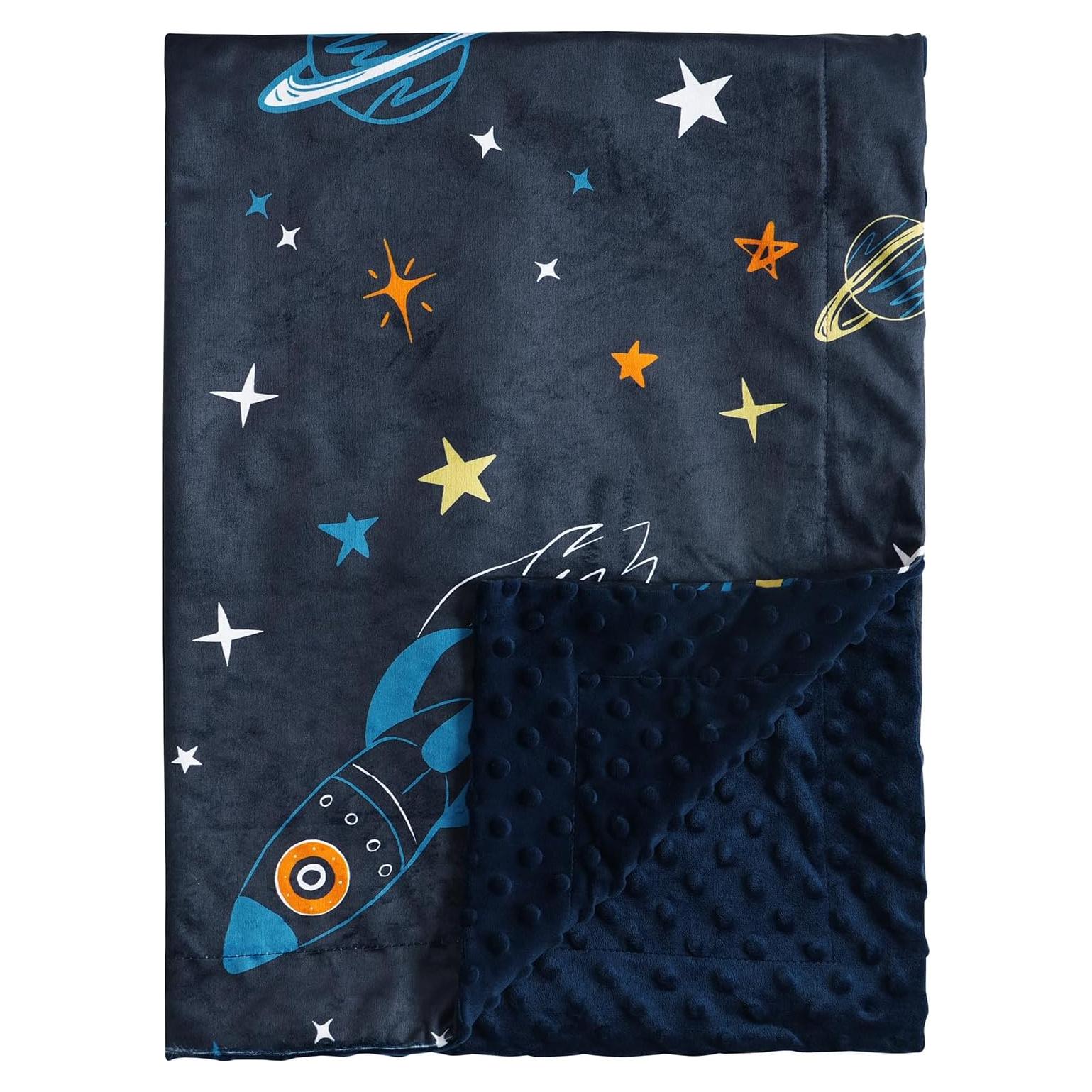 Manta Minky David's Kids 101.6x127 cm Espacio Ligera