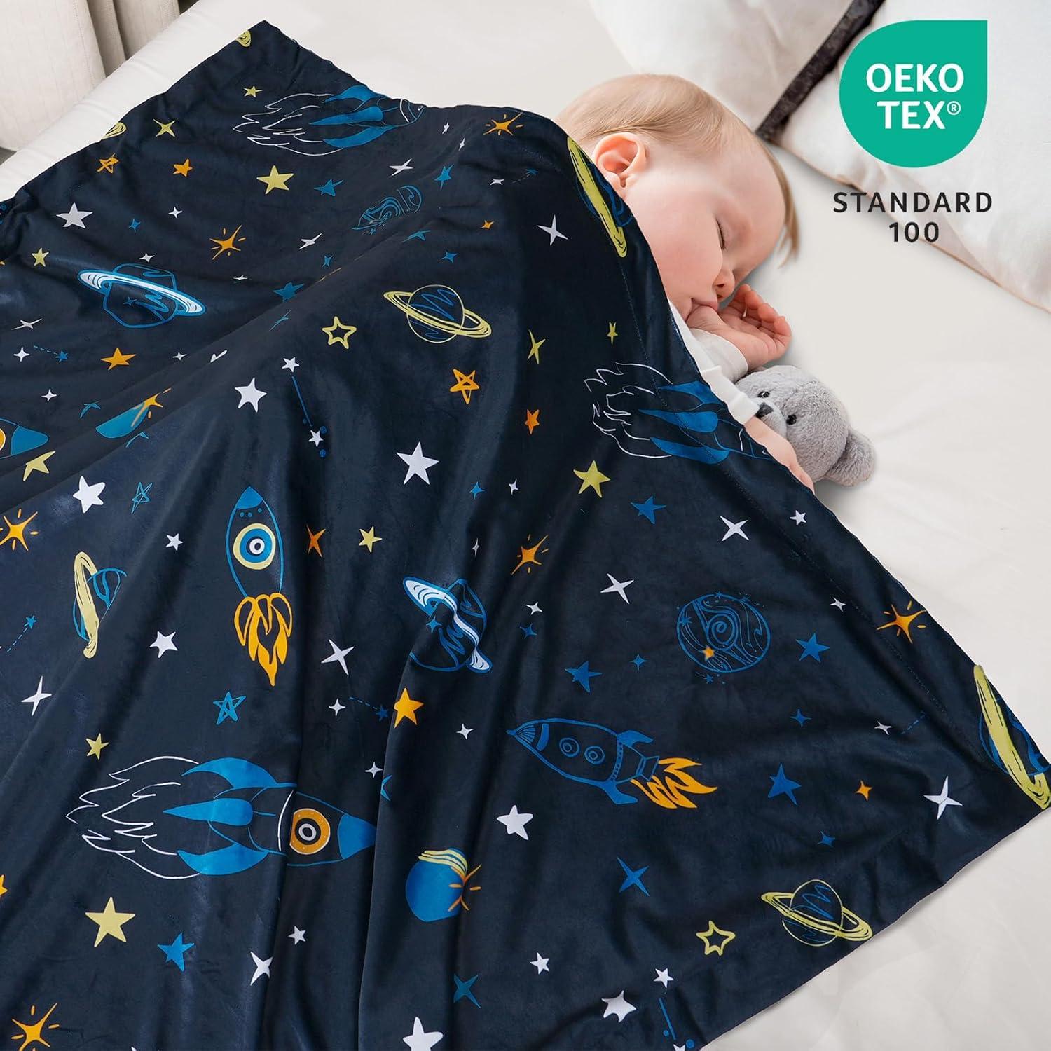 Manta Minky David's Kids 101.6x127 cm Espacio Ligera