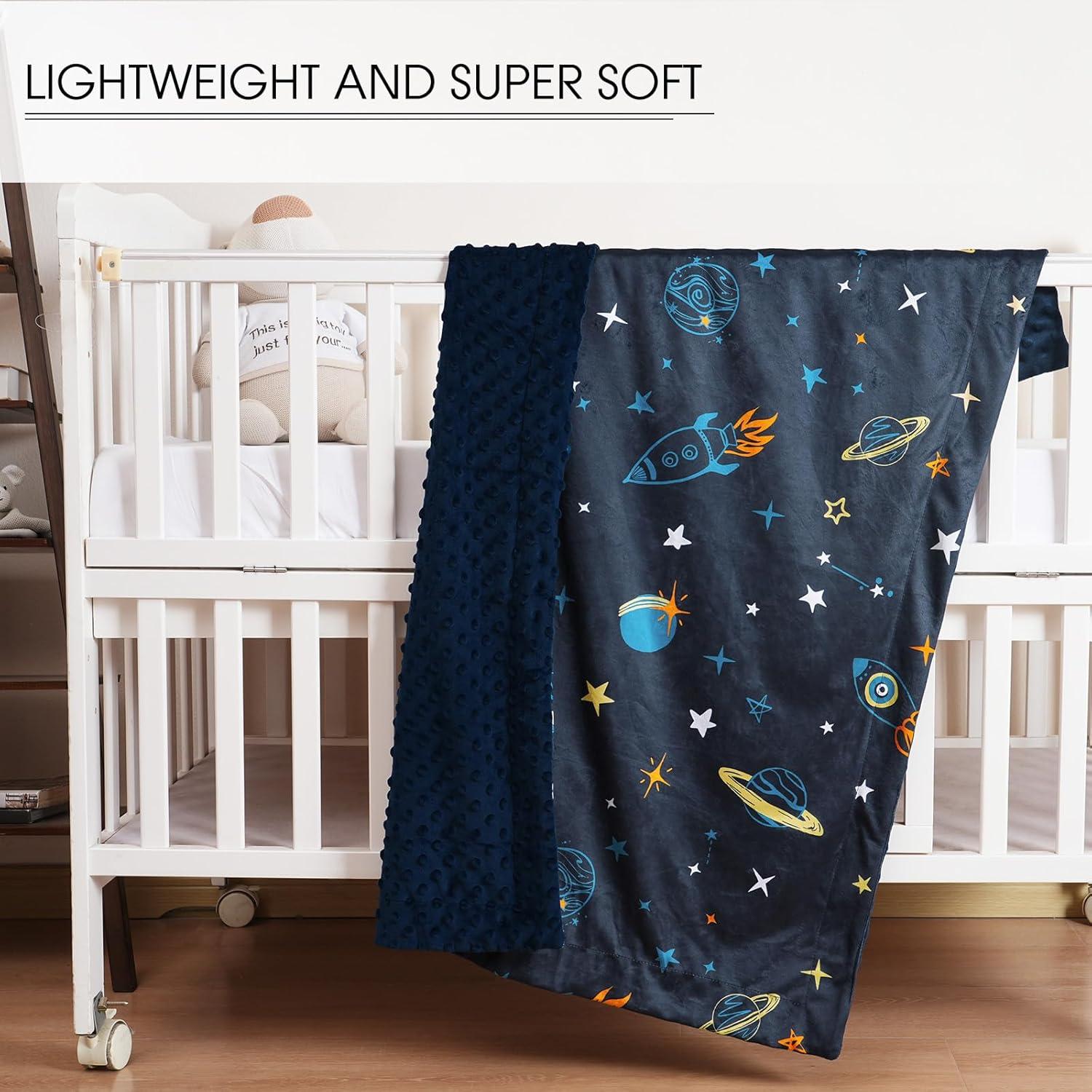 Manta Minky David's Kids 101.6x127 cm Espacio Ligera