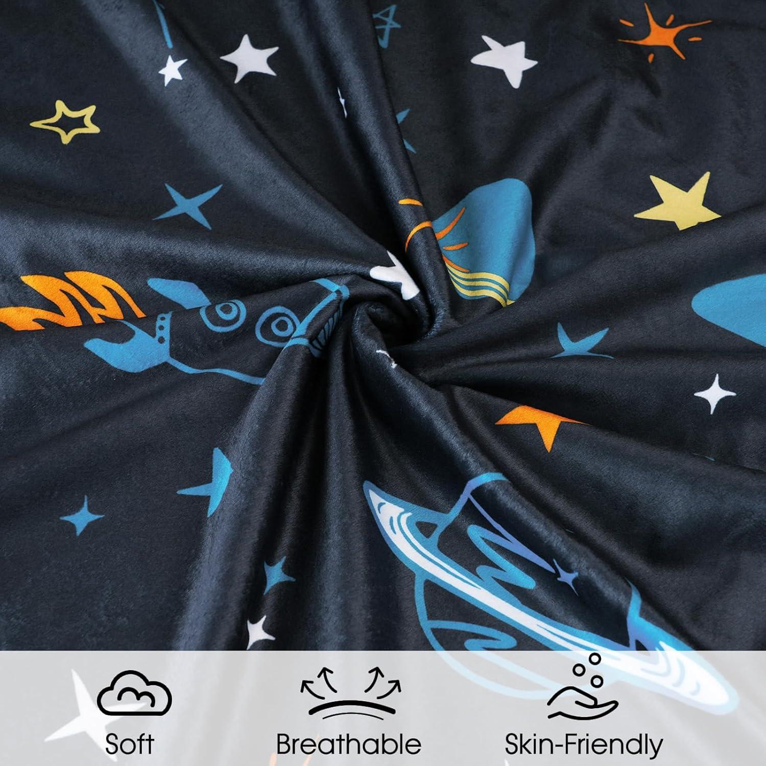 Manta Minky David's Kids 101.6x127 cm Espacio Ligera