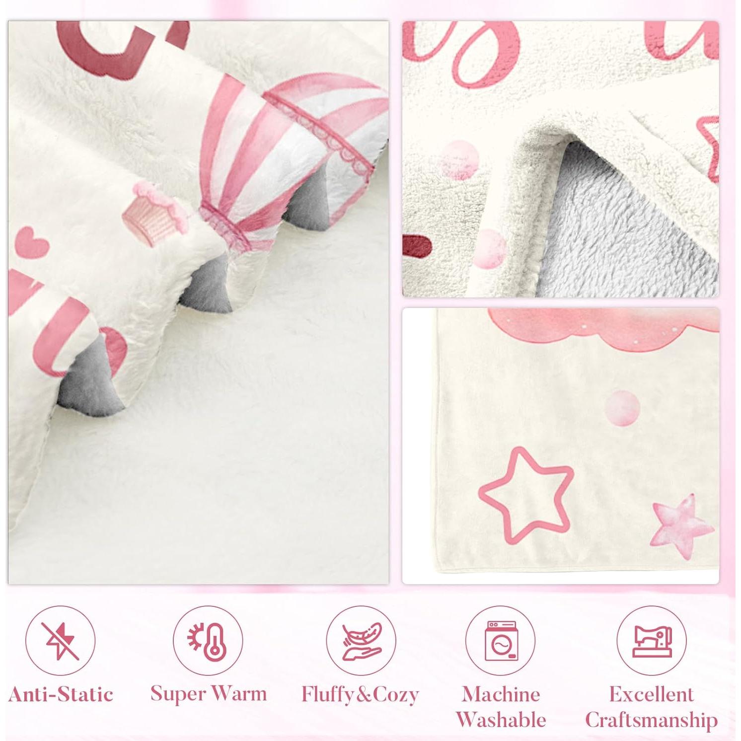 Manta de Bautismo HEIFAM para Niños 127cm x 101.6cm Franela