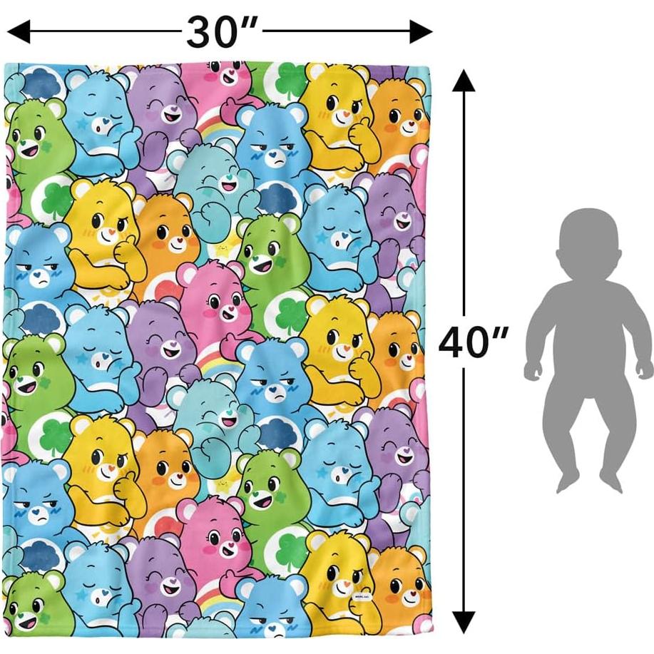 Manta de Bebé LOGOVISION Care Bears 76.2x101.6 cm Unisex