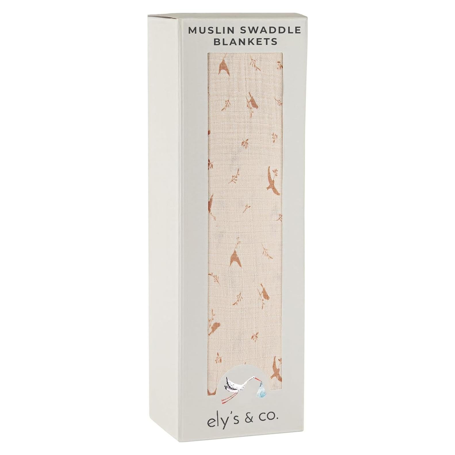 Manta de Muselina Extra Grande Ely's & Co. 100% Algodón 120x120 cm