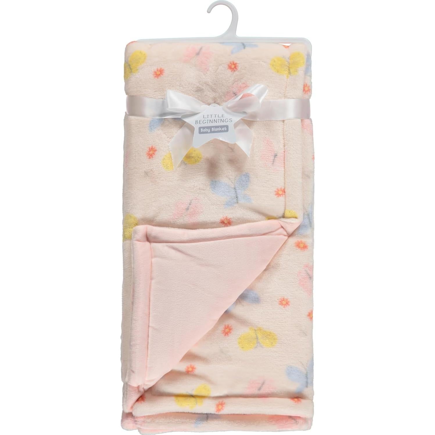 Manta para Bebés Cudlie 76x102 cm Franela 2 Capas Mariposa