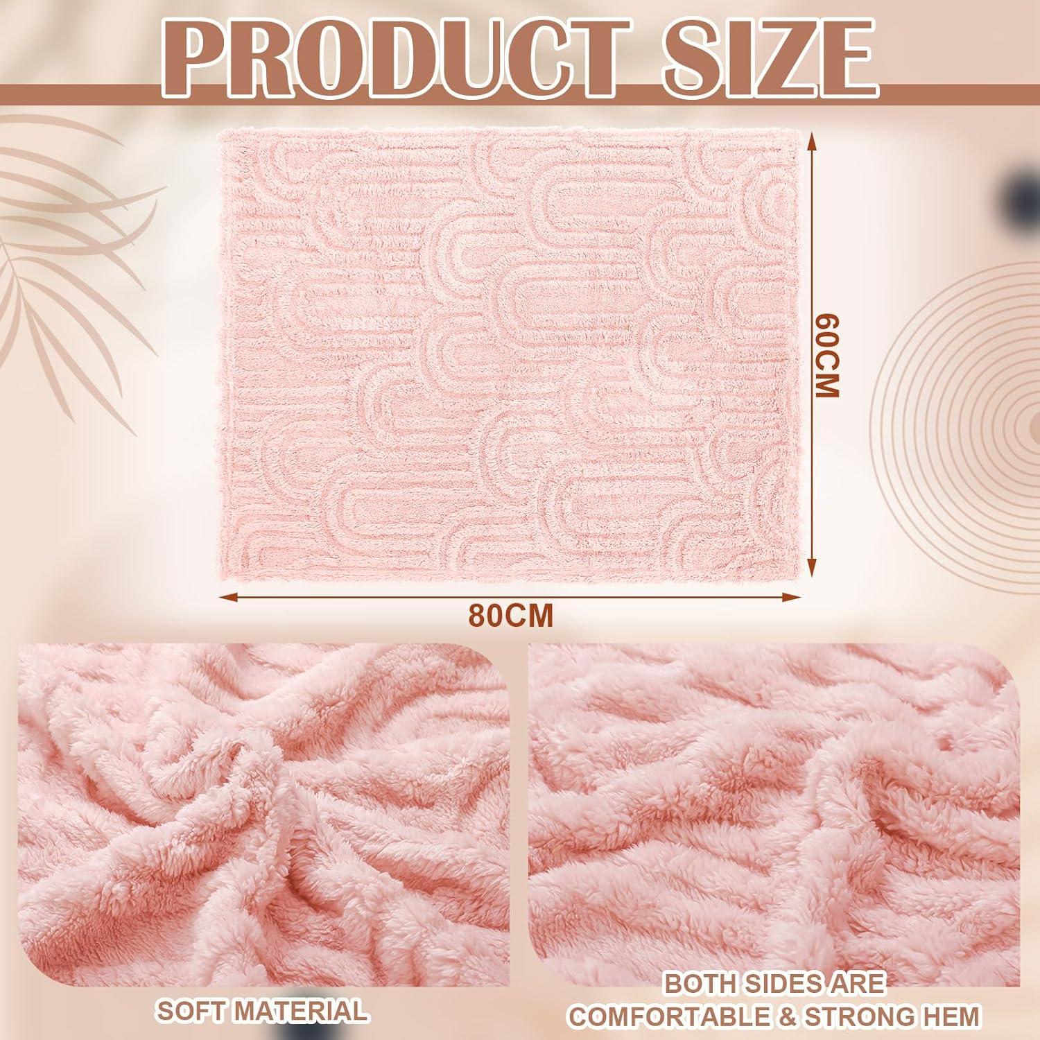 Mantas de Franela Suave Wiwiqing 4 Pcs Arcoíris Bebés