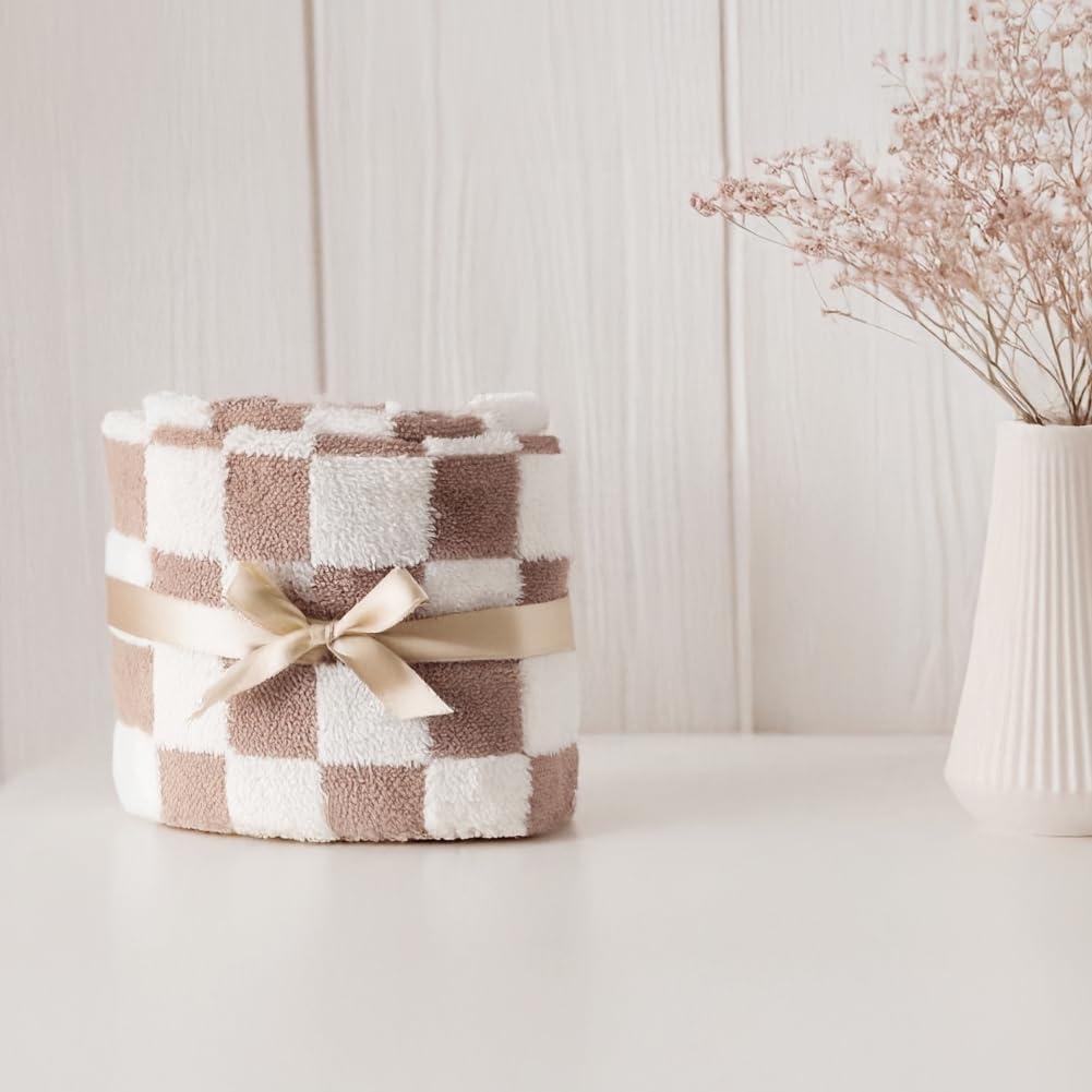 Manta de Cuna Reversible FIGEPO 76x102 cm Suave Marrón