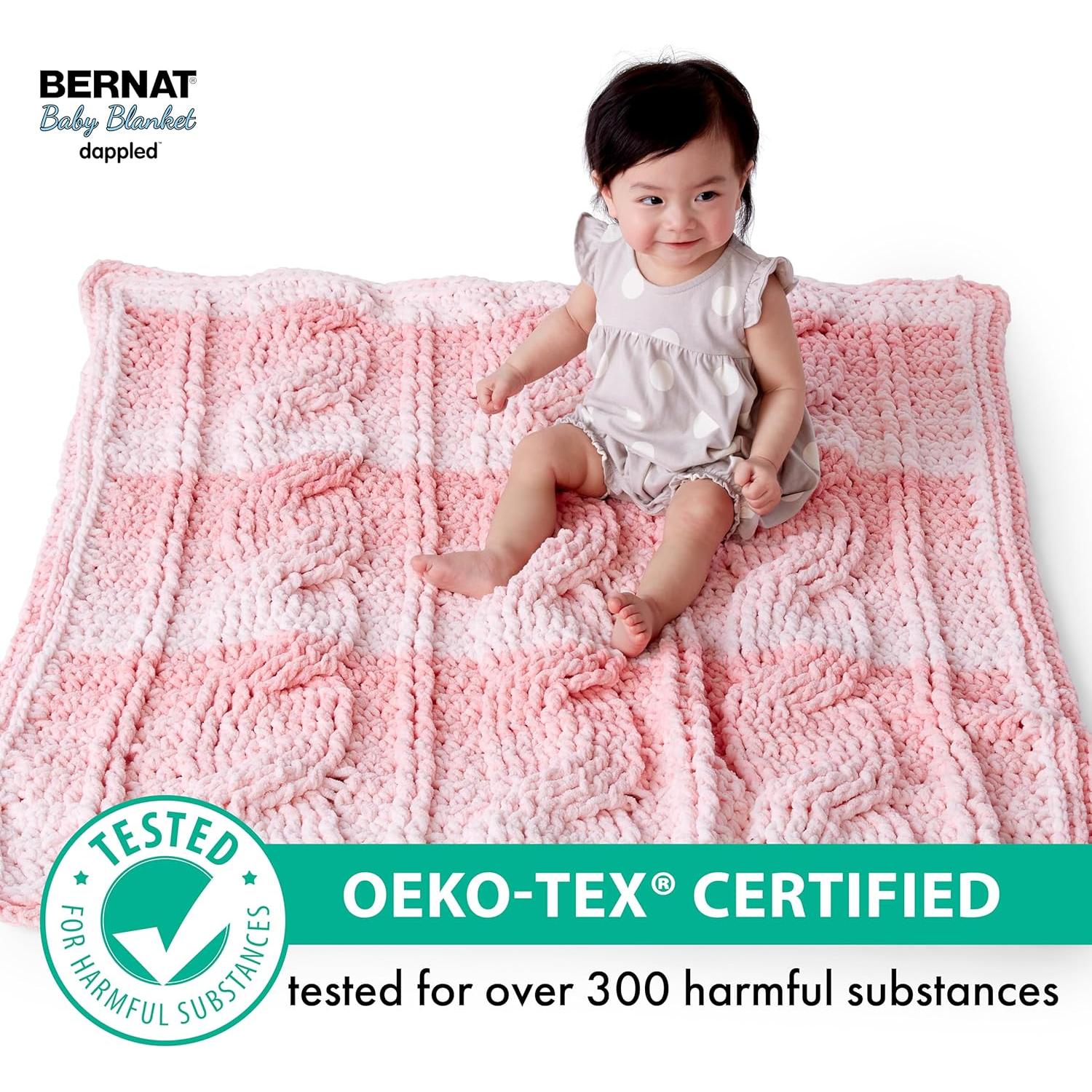 Manta Bernat Baby Dappled 300g Poliester Carbón