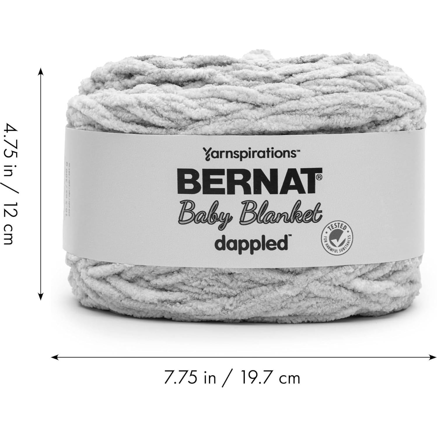 Manta Bernat Baby Dappled 300g Poliester Carbón