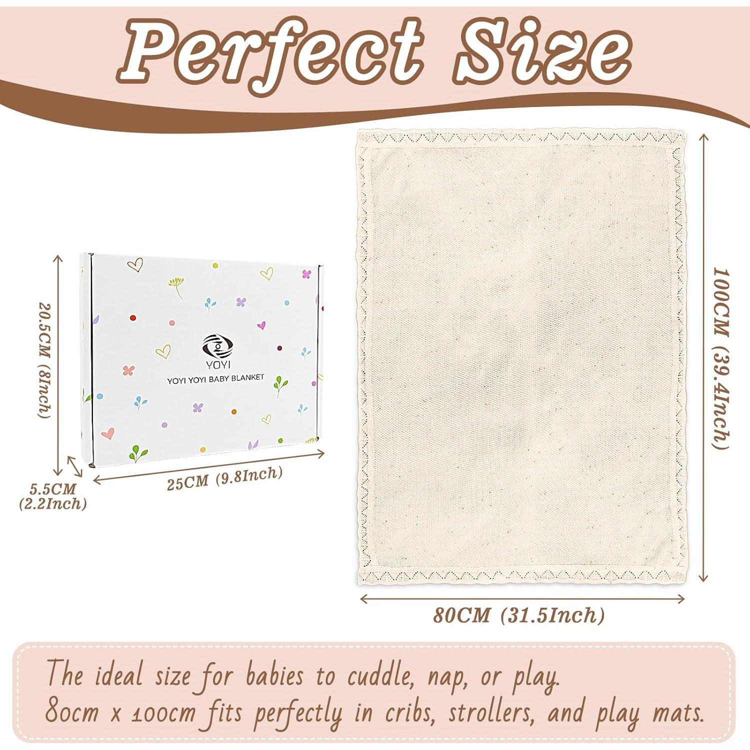 Manta de Algodón para Bebé YOYI YOYI 79x102 cm Transpirable