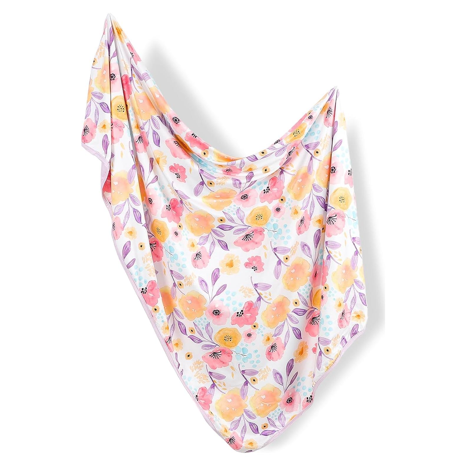 Manta de Envoltura para Bebé Hooyax - Floral 112x81 cm