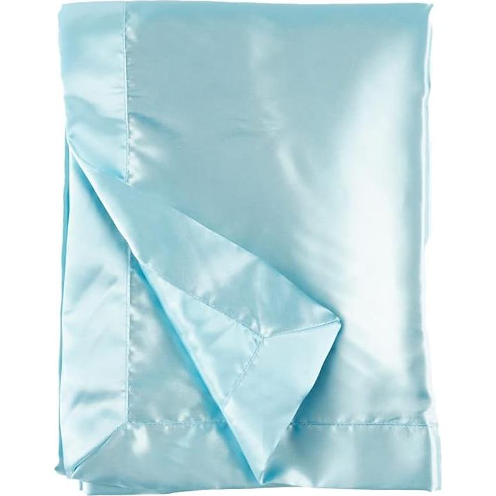 Manta de Satén Puro Abrazos del Cielo 122x91 cm Verde Agua