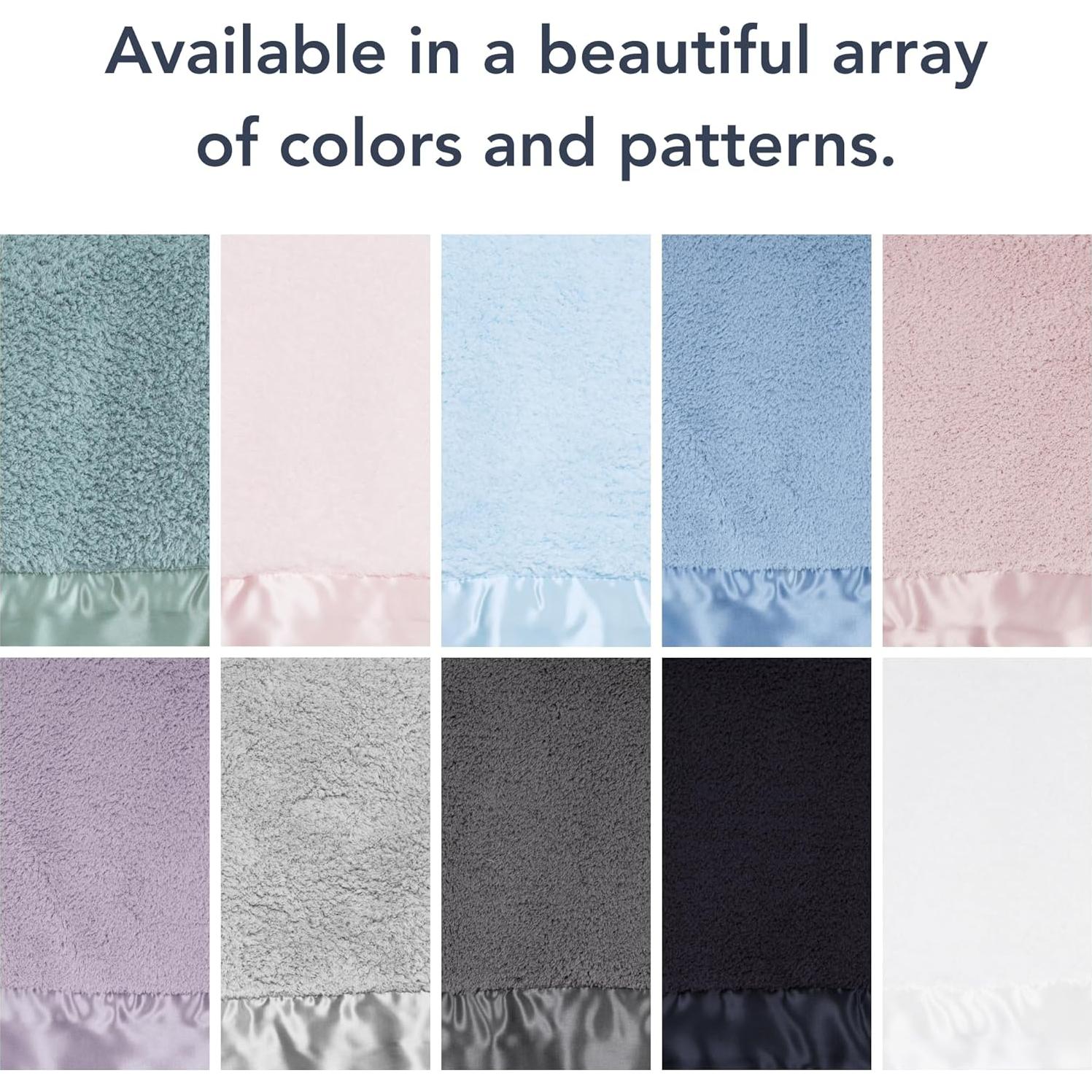 Manta de Bebé Little Giraffe Chenille 73.66x88.9cm Azul