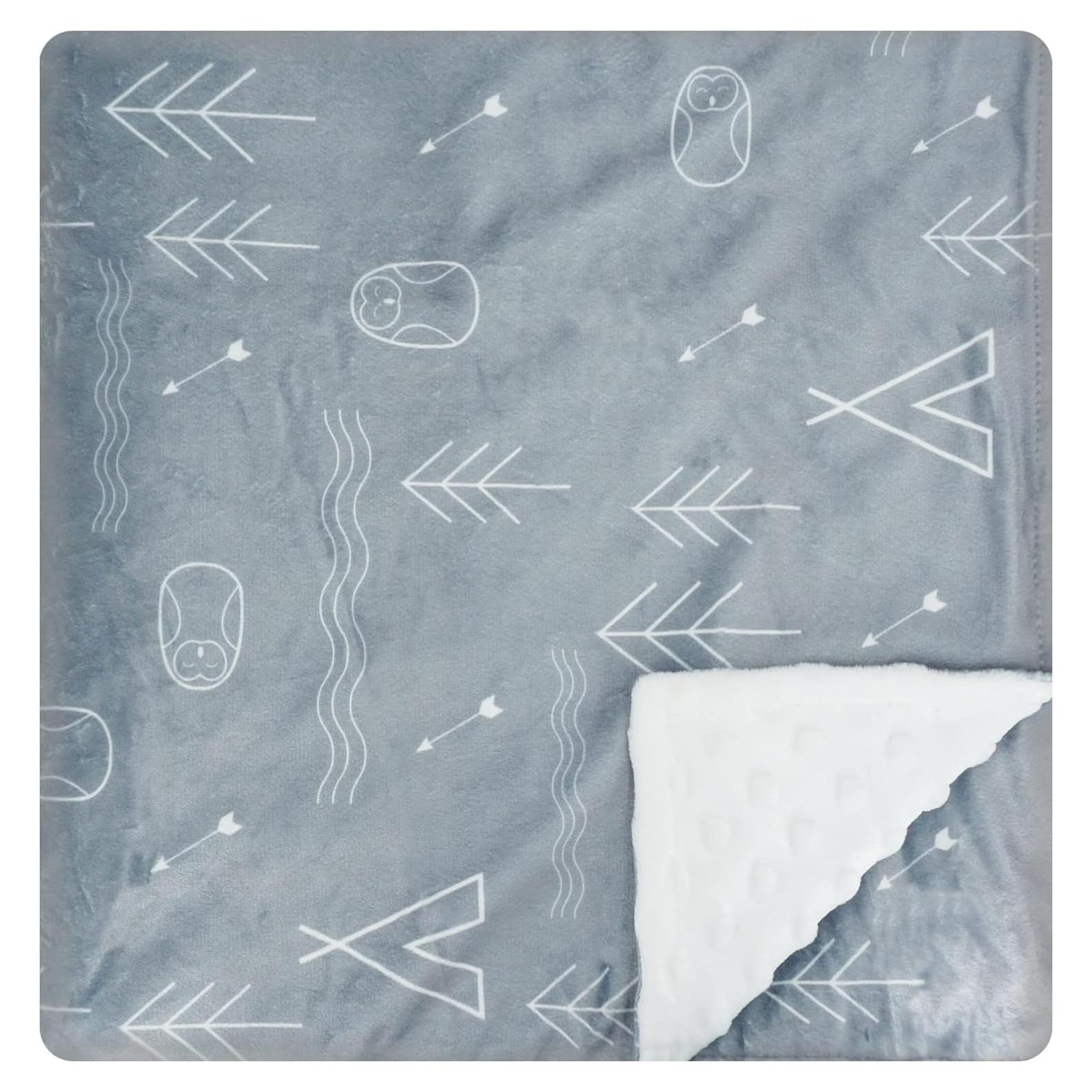 Manta para Bebés NapCure 76.2x101.6cm Suave Minky Doble Capa